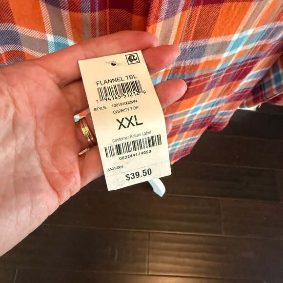 Club Room Men's Cotton Flannel Button-Down Shirt - Picture 9 of 9